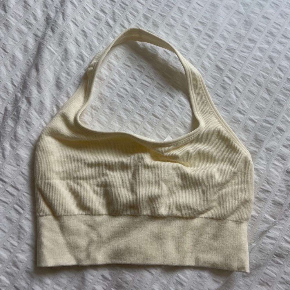 Fabletics off white bralette